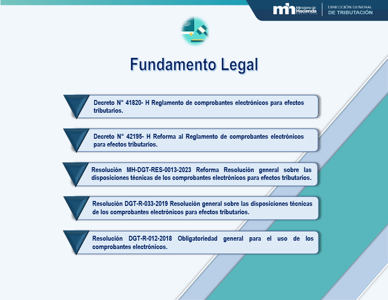 Fundamento Legal Comprobantes Electronicos Costa Rica